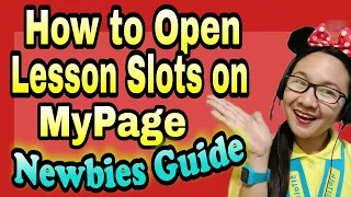 51TALK How to Open Lesson Slots in MyPage