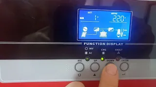 Тесты гибридного инвертора 5kVa/5kW 48 вольт высоковольтный вход солнечных панелей 120-500 в