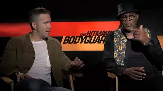 Exclusive: The Hitman's Bodyguard Interview with Ryan Reynolds, Samuel L. Jackson and Salma Hayek