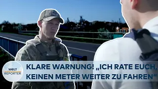 UKRAINE-KRIEG: "Der Feind schießt auf alles! Ich rate euch, keinen Meter weiter zu fahren"