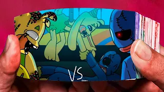 Bunzo vs huggy wuggy FNF poppy playtime animation Flipbook