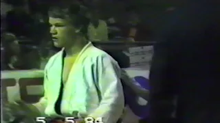 European Judo Championships Liege 1984 65kg Bronze Luc Chanson (SUI) v Sandro Rosati (ITA)