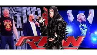 WWE RAW 10/19/15 Stone Cold Steve Austin Brock Lesnar & The Undertaker RETURNS ON RAW