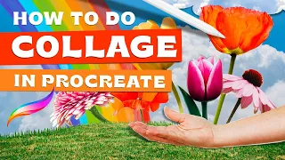 Procreate Collage Tutorial - Creating a Collage on the iPad - Stay Home and Draw