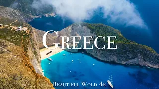 Greece 4K - Scenic Relaxation Film With Calming Music (4K Video Ultra HD TV)