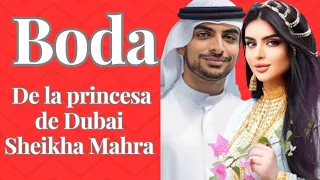 Wedding of Sheikha Mahra daughter of the emir of Dubai.