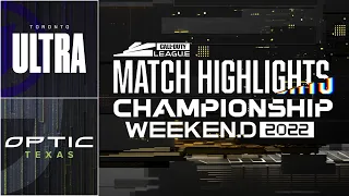@TorontoUltra  vs @OpTicTexas  | Championship Weekend Highlights | Day 1