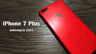 iPhone 7 Plus Red Unboxing in 2023