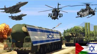 Iranian Helicopters Attack on Israeli Military Convoy | Israel Vs Iran War -  GTA 5