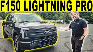 2022 Ford LIGHTNING PRO! The Electric F150 ULTIMATE Value! Full Exterior & Interior Review