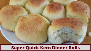 Quick And Delicious Keto Dinner Rolls (Nut Free And Gluten Free No Yeast)