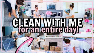 UlTiMaTe ALL DAY CLEAN WITH ME!🧺🧽 CLEANING MOTIVATION TO CLEAN YOUR ENTIRE HOUSE | FALL 2020