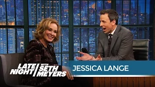 Jessica Lange Thinks Awards Shows Have Become a Freak Show - Late Night with Seth Meyers