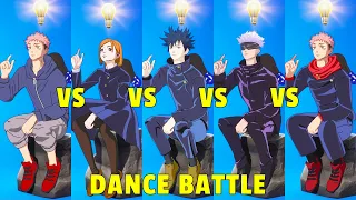 Fortnite Jujutsu Kaisen Skins In Dance Battle! (Yuji Itadori, Megumi Fushiguro, Nobara Kugisaki)
