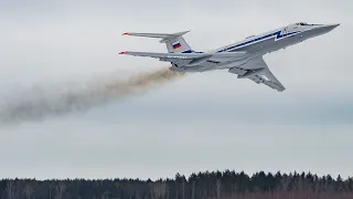 Russian Air Force Tu-134UBL test flight Minsk Airport  | Облёт Ту-134УБЛ ВКС РФ Аэропорт Минск
