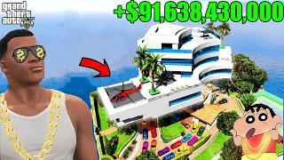 SHINCHAN & FRANKLIN BECOME RICHEST PERSON IN GTA5 ll RAMP CHALLENGE WITH AVENGERS ll Varun the gamer