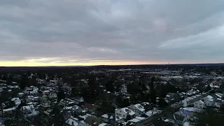 DJI Phantom 4 Pro v2.0 Drone of WILLOW GROVE Drone Sunset After Snow 11-16-2018