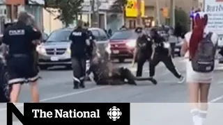 Seven officers injured after making an arrest in Toronto