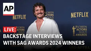 SAG Awards 2024 LIVE: Interviews backstage with winners
