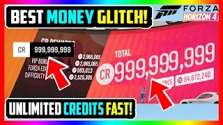 BIGGEST FORZA HORIZON 4 MONEY GLITCH! UNLIMITED CREDITS (STILL WORKING 2019!)