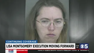 Lawyers for Lisa Montgomery say she is not competent for execution on Tuesday