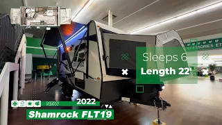 2022 Flagstaff Shamrock FLT19 Hybrid Camper for sale at All Seasons RV in Streetsboro, Ohio