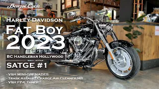 Harley-Davidson Fat Boy 2023 จัดทรง #เปลี่ยนแฮนด์ พร้อมทำ #stage1