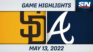 MLB Highlights | Padres vs. Braves  - May 13, 2022