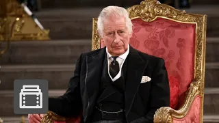 Выступление короля Великобритании Карла III в парламенте 13.09.22