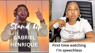 GABRIEL HENRIQUE-STAND UP. First time watching (Reaction) I’m speechless 🥱