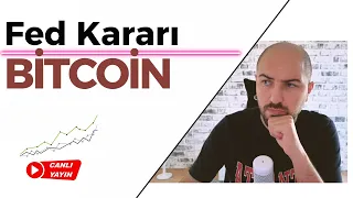 Bitcoin Neden Düşüyor ?  Canlı Yayın🔴/ Altcoinler Neden Düşüyor ? / Fed Faiz Kararı