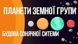 Планети земної групи будова Сонячної системи