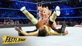 Natalya drops Naomi with a stinging powerbomb: WWE Fastlane 2018 (WWE Network Exclusive)