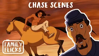 Most Epic Chase Scenes | Spirit: Stallion of the Cimarron (2002) | Family Flicks