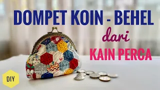 Cara Membuat Dompet Koin - Behel dari Kain Perca l Frame Coin Pouch Tutorial