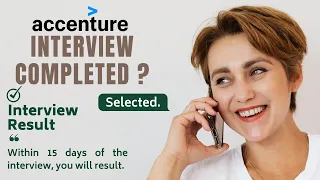 🔴 Accenture Interview Completed, what next? | When accenture will declare interview result