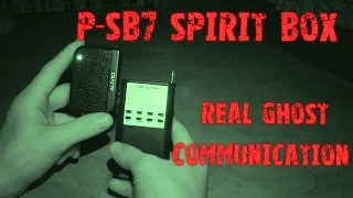 Real Spirit Communication | Ghost Voices | P-SB7 Spirit Box