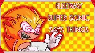 Saying Things as Fleetway's Super Sonic (Thanks Twitter)