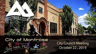 October 22, 2019 City Council Special Meeting