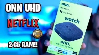 El Mejor TV BOX en Relación PRECIO CALIDAD con Android Tv y NETFLIX CERTIFICADO - ONN UHD