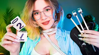 🔥 ASMR Tingly Ear Exam and Hearing Test, Eyes Closed Instructions 😏