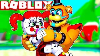 Glamrock Freddy ADOPTS Circus Baby in ADOPT ME ROBLOX