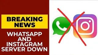 whatsapp instagram not working | server down problem | #shorts #ytshorts #whatsapp #instagram