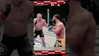 George St Pierre dominated by Johny Hendricks #shorts #mma