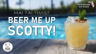 Perfekter Sommerdrink: Der Beer Me Up Scotty! Ein Mai Tai Twist mit Cream Ale (Beertail)