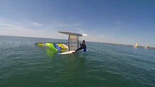 Mini tuto du ressalage d'un Hobie Cat 16 sans équipier