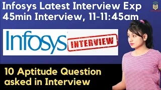 Infosys Latest Interview Experience | Infosys Actual Interview Experience | Infosys System Engineer