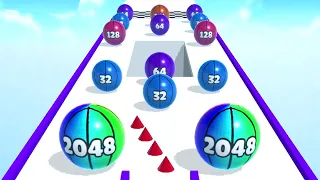 Ball Merge 2048 - All Levels Ball Gameplay Android, iOS ( Level 2286 - 2296 )