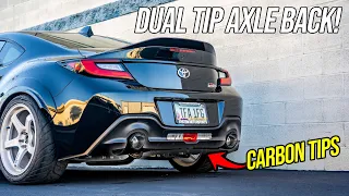 Testing New GR86/BRZ PRODUCTION DUAL EXIT AXLE BACKS!!! *Overview/Driving/Sound Clips*