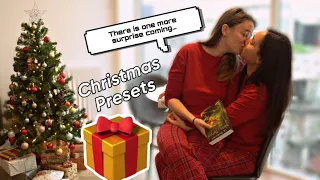 OPENING OUR CHRISTMAS PRESENTS *She didn't expect that*